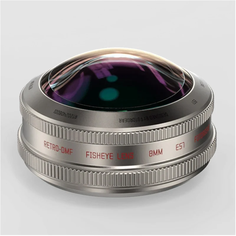 Fotorgear Retro T-mount mobiele telefoon externe lens voor 8 mm Fisheye 45 mm macrolens 16 mm ultrabrede lens 60 mm portretlens