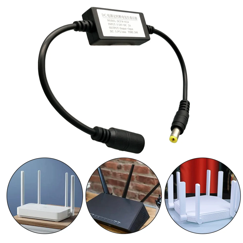 24h Durable Reset Tool Relay Router Timer Practical Auto Power Off Controller Accessories 9V 12V Restart Network Home Automatic