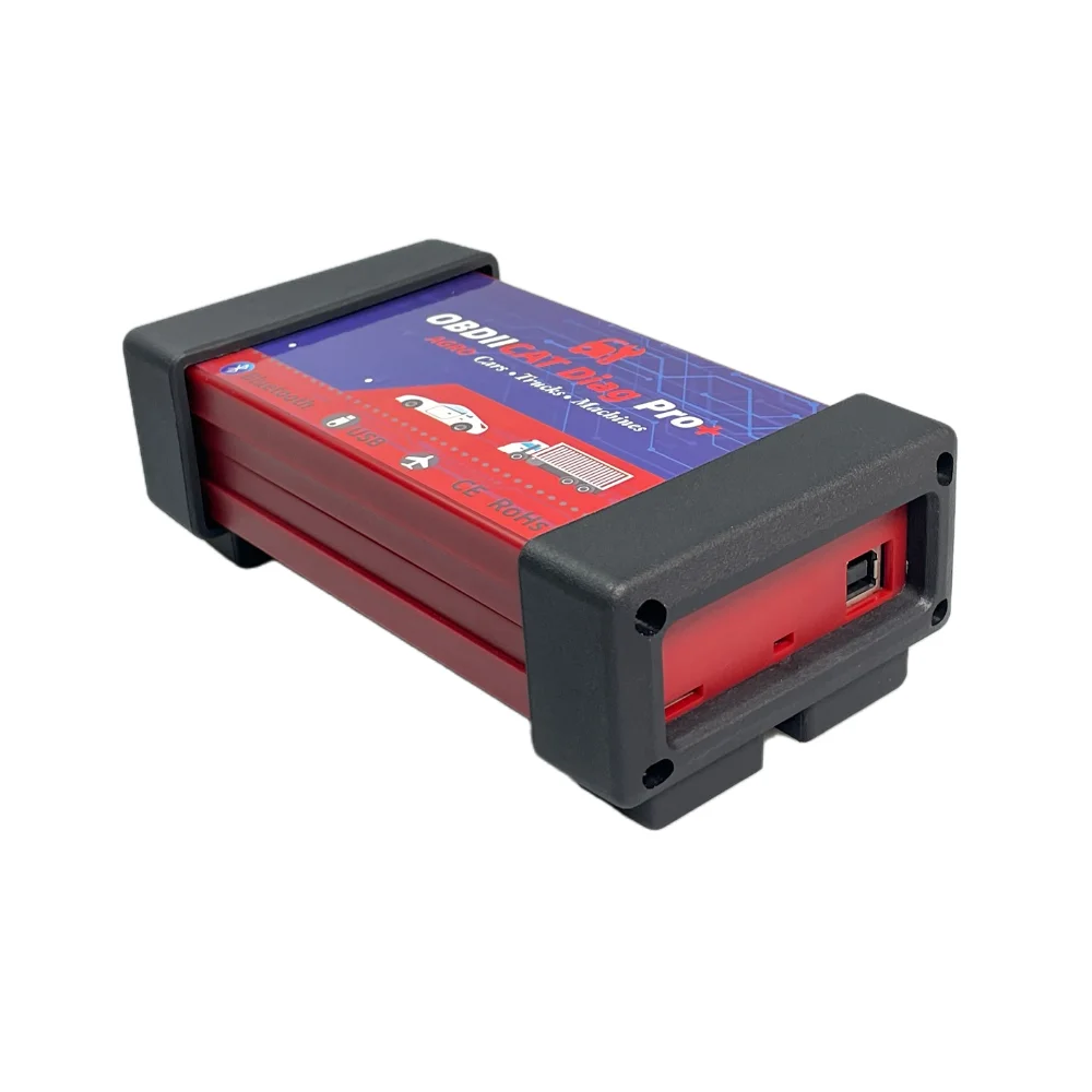 A+OBDIICAT BT 4.3 Multidiag 2021.11/2020.23 With Keygen TCS Pro New VCI OBD2 Scanner 8 Cables For Car Truck Diagnostic Tool