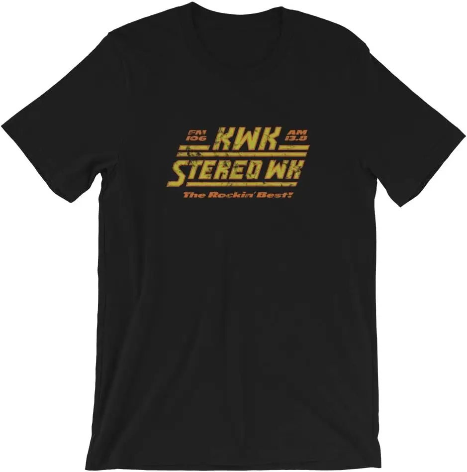 KWK Radio St Louis Short-Sleeve Unisex T-Shirt - Retro Tees Black