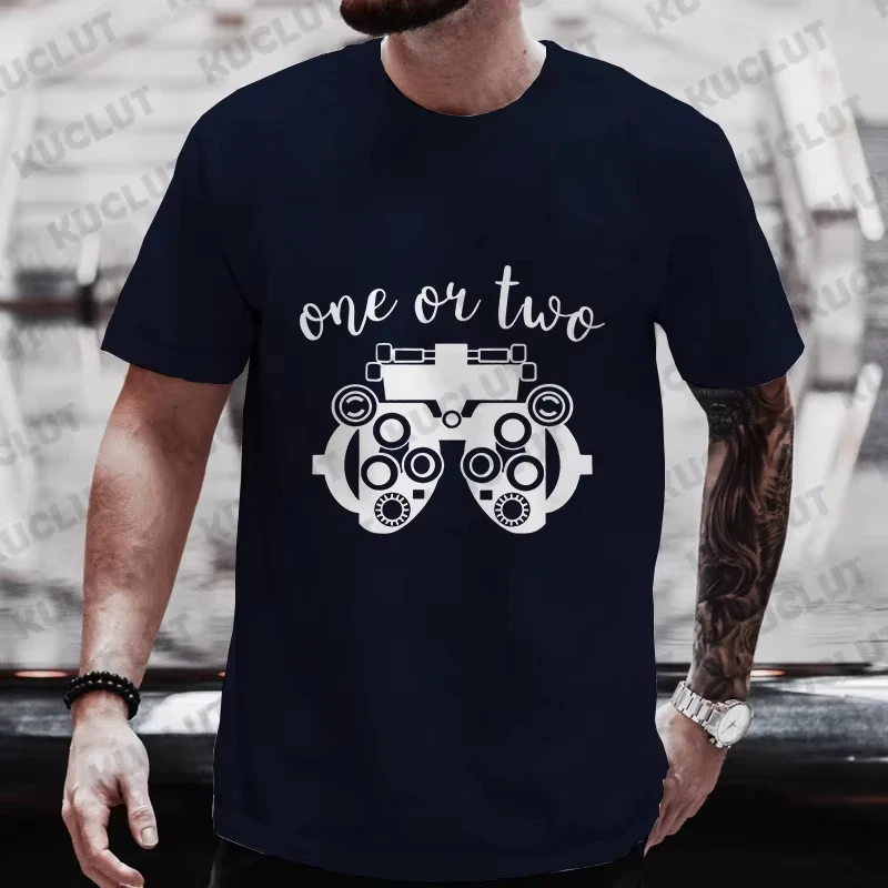 T Shirt Funny Fashion Men Women Oversized T-shirts Casual Clothes Optometrist Shirt Optometry One or Two Phoropter Shirt for Men
