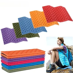 Outdoor Portble Picnic Camping Mat Beach Moisture-Proof 4 Fold XPE Cushion Hiking Portable Small Mats Egg Trough Camping Pads