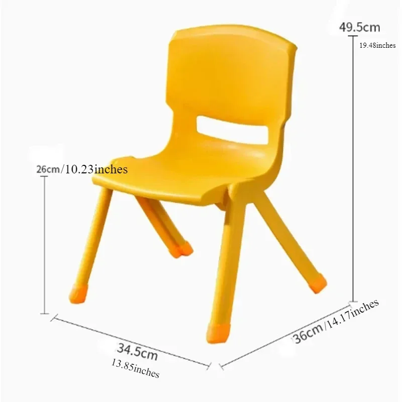 Plastic Schoolboy Kids Chair Kindergarten Beach Growing Stool Children Chair Learning Backrest Chaise Pour Enfant Home Furniture