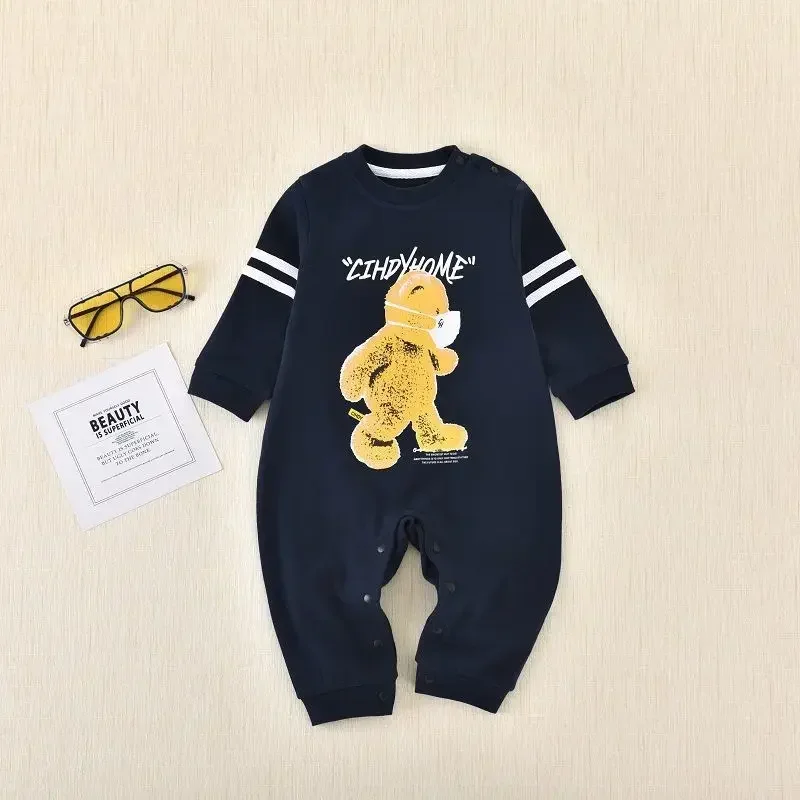 Baby Boys Clothes Longs Sleeve bodysuit & one piece Newborn Clothes Korean dongdaemun high quality clothing baby romper winter