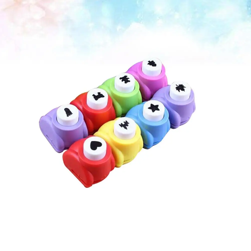 12 Pcs Paper Punch Hole Puncher Punching Machine Craft Punches Scrapbooking Cutter