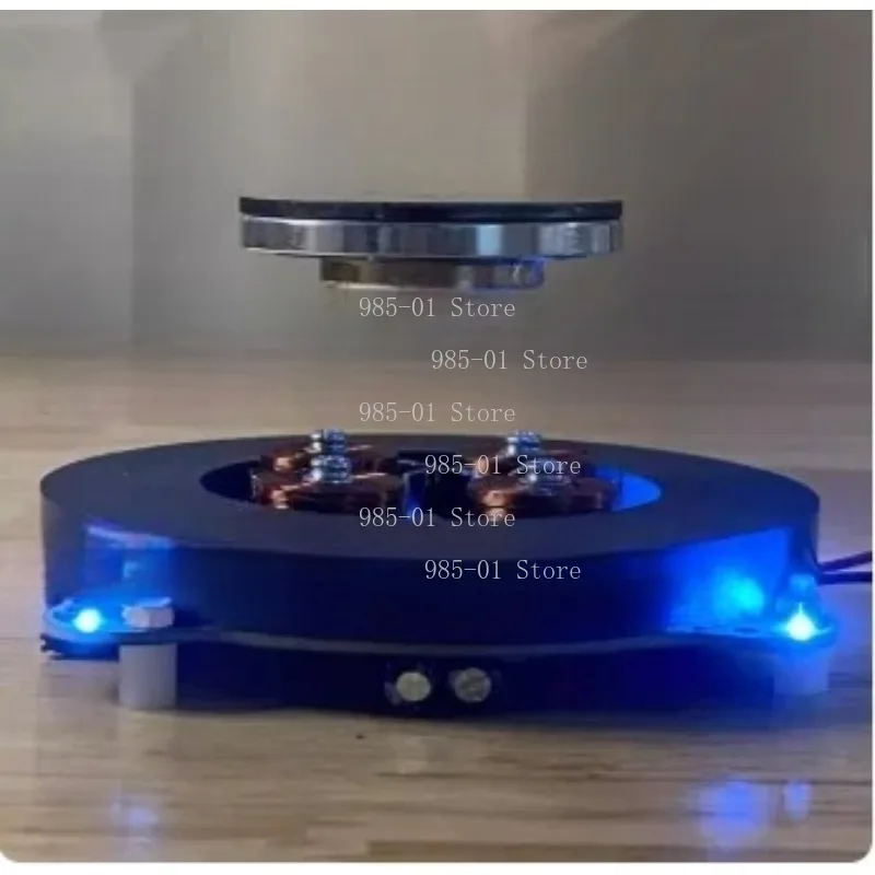 500g 1000g Analog Circuit Magnetic Levitation Module Core, Magnetic Suspension Device with LED and Power Supply