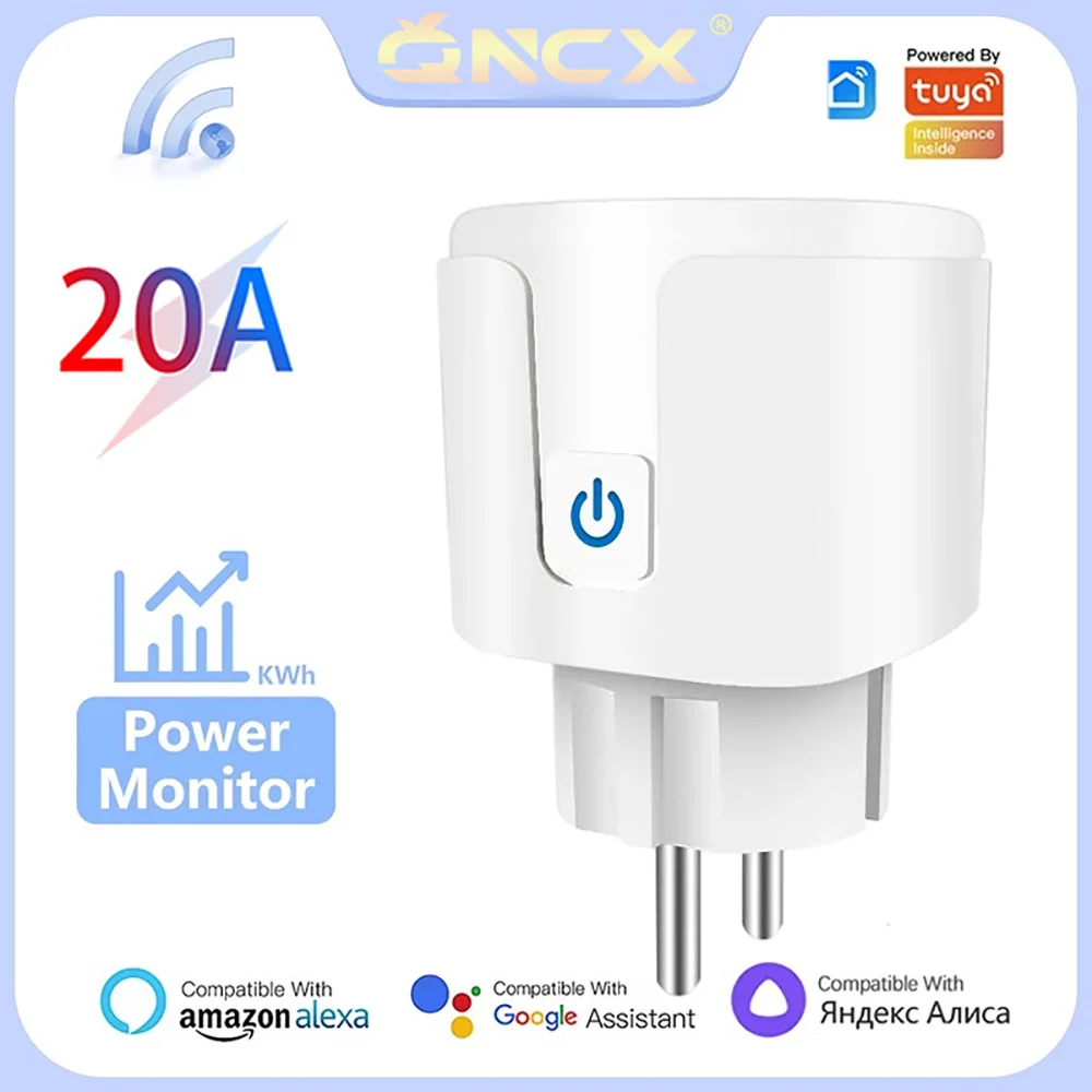 

Настенная розетка с Wi-Fi и таймером, 16/20 А