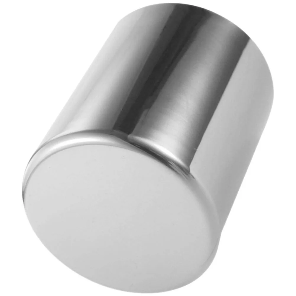 Portalápices de acero inoxidable, caja de almacenamiento ganizer de escritorio, contenedor de cepillos multifuncional, decoración para el hogar y la Oficina