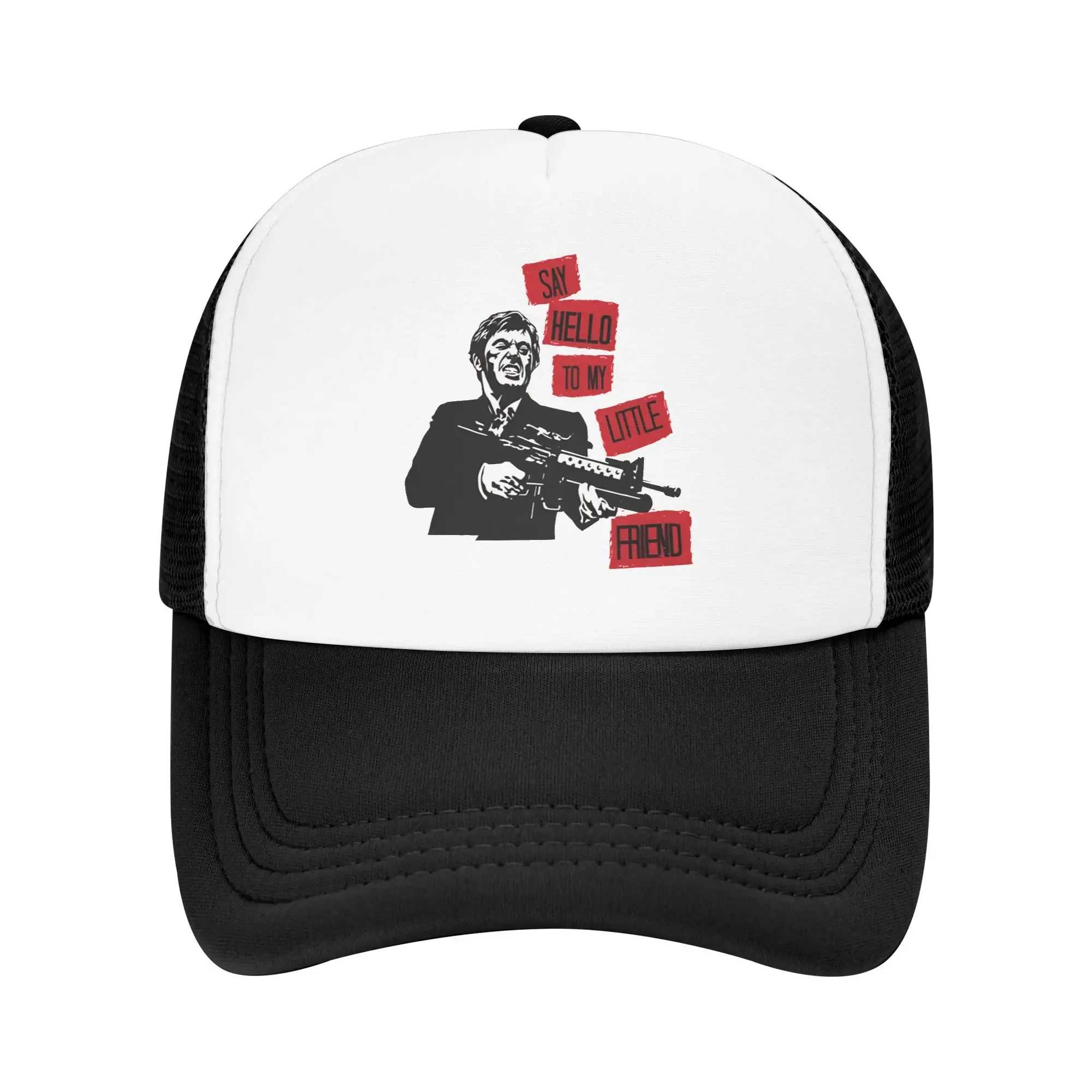 New Scarface Say Hello To My Little Friend  Casual Sun Hats For Unisex-Teens Summer  Baseball Cap Vintage Dropshipping Trucker H
