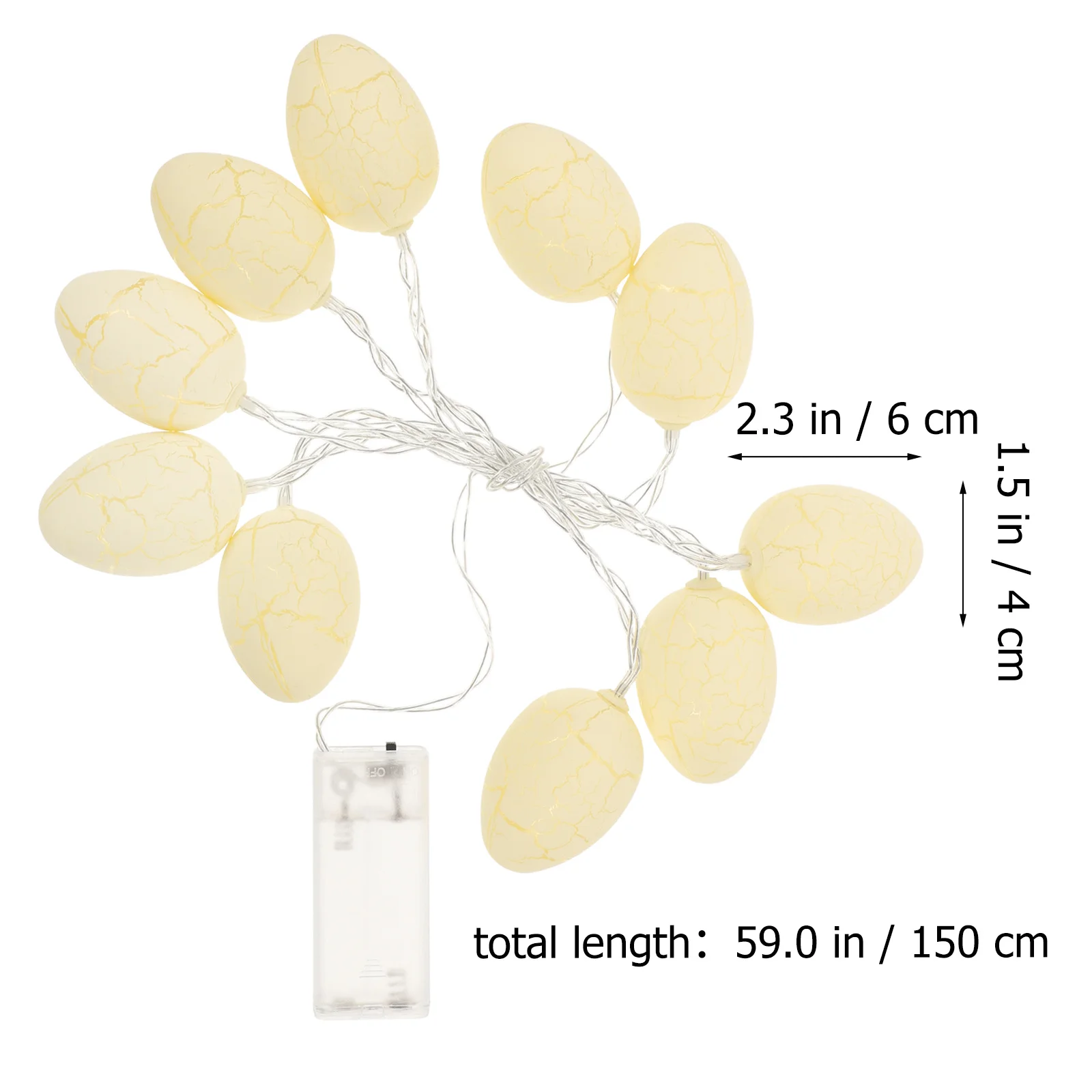 فرقعة البيض سلسلة ضوء عيد الفصح حفل زفاف عيد ميلاد عطلة 1.5 متر 10 المصابيح LED الجنية غرفة نوم الزفاف ديكور