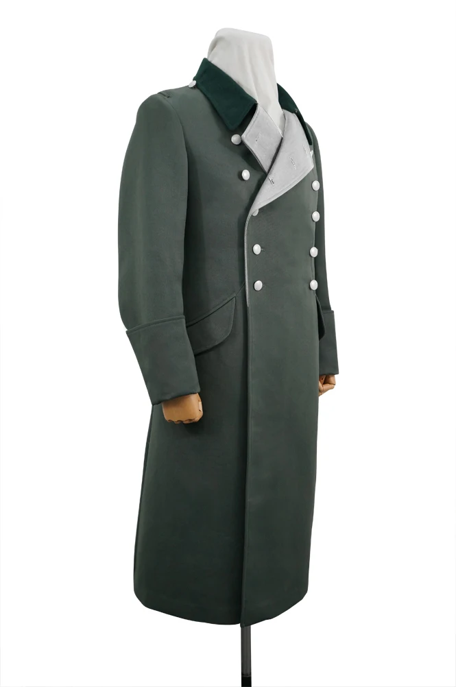 GUGE-006สงครามโลกครั้งที่สองเยอรมัน M40 Waffen Elite ทั่วไป Gabardine Greatcoat