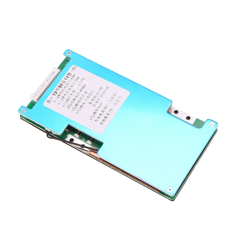 RISE-BMS 13S 48V Lithium 18650 Battery Packs Charge Board Balanced Equalizer Common Port With NTC Temperature Protection