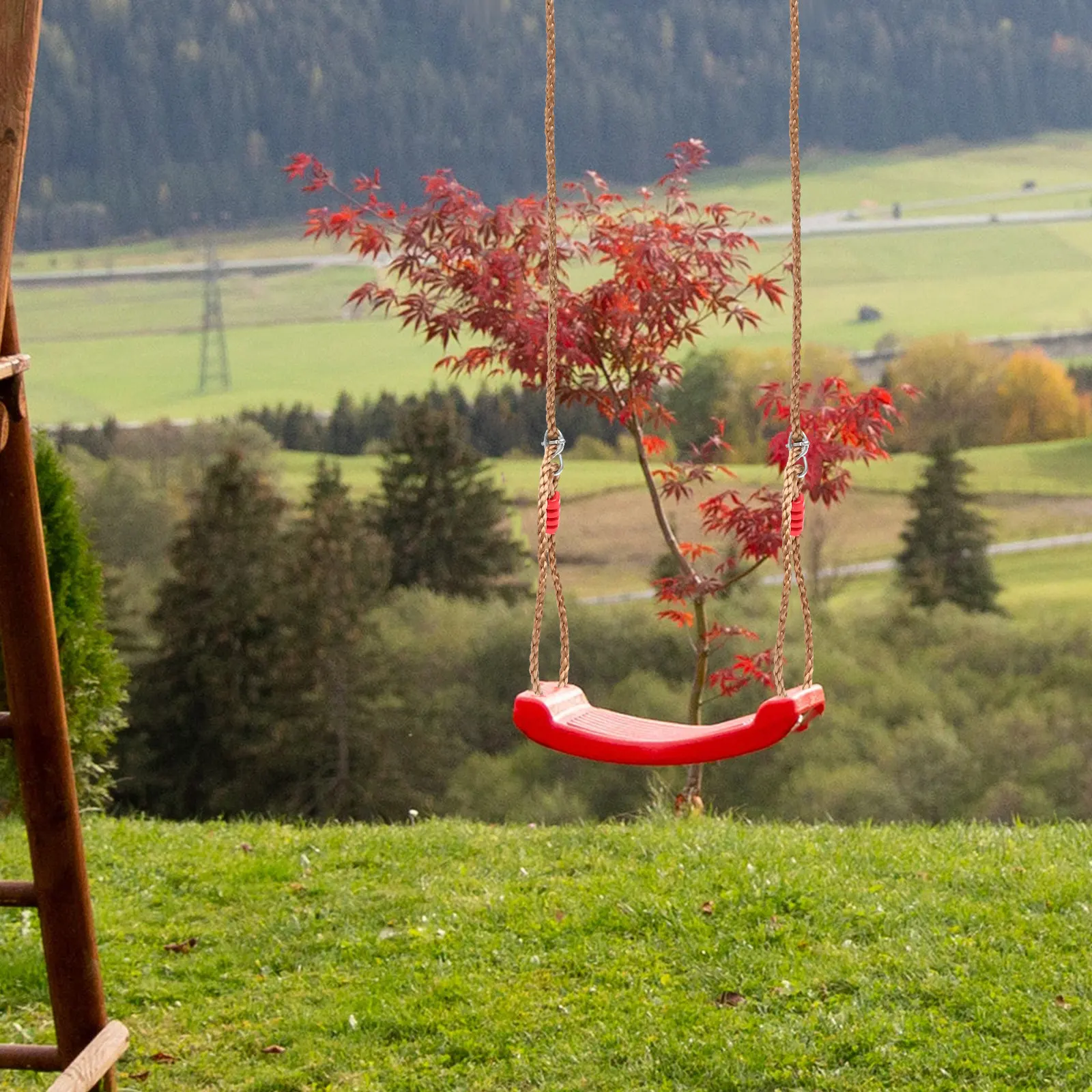2Pcs Swing Ropes Adjustable Nylon Straps Tree Swing Hanging Rope Hammock Strap Replacement Heavy Duty Hammock Hanging Rope