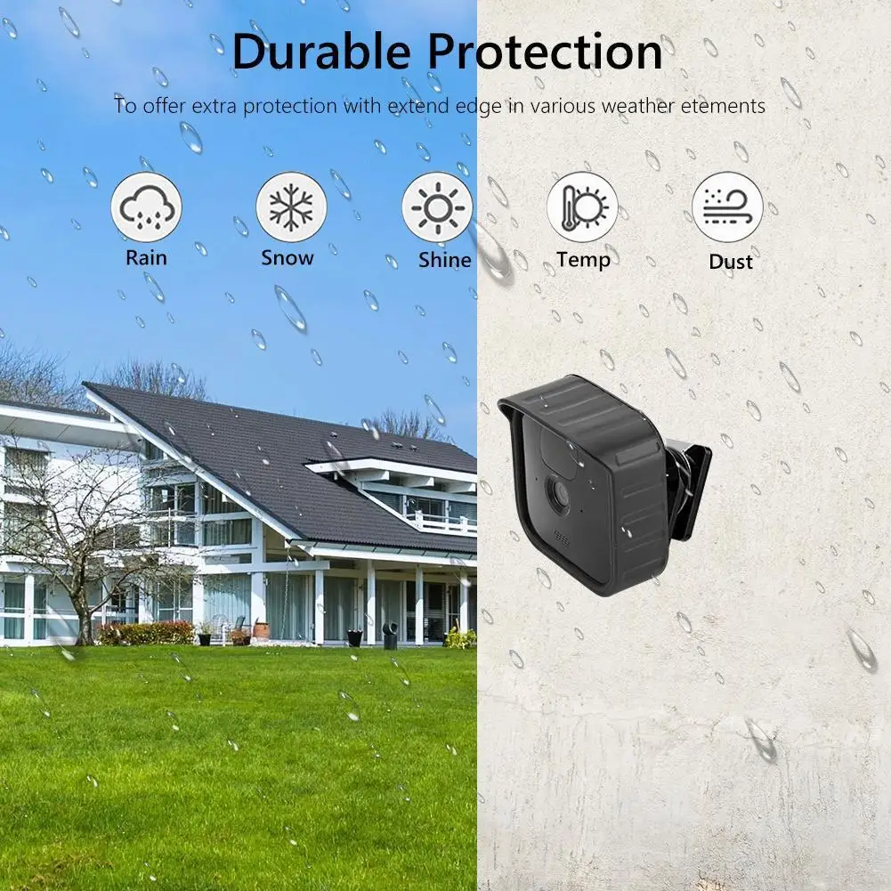 1/3Pcs Weatherproof Camera Cover Silicone Camera Protective Case Anti-UV Anti-Scratch Dustproof for Blink Outdoor/Indoor/XT1/XT2