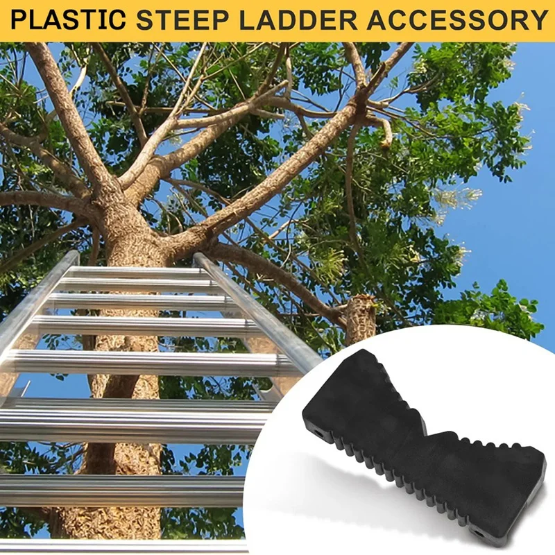 

Steep Ladder Accessory Anti-Slip Ladder Stabilizer Sturdy Ladder Rail Scratch Protection Durable- Ladder Accessory