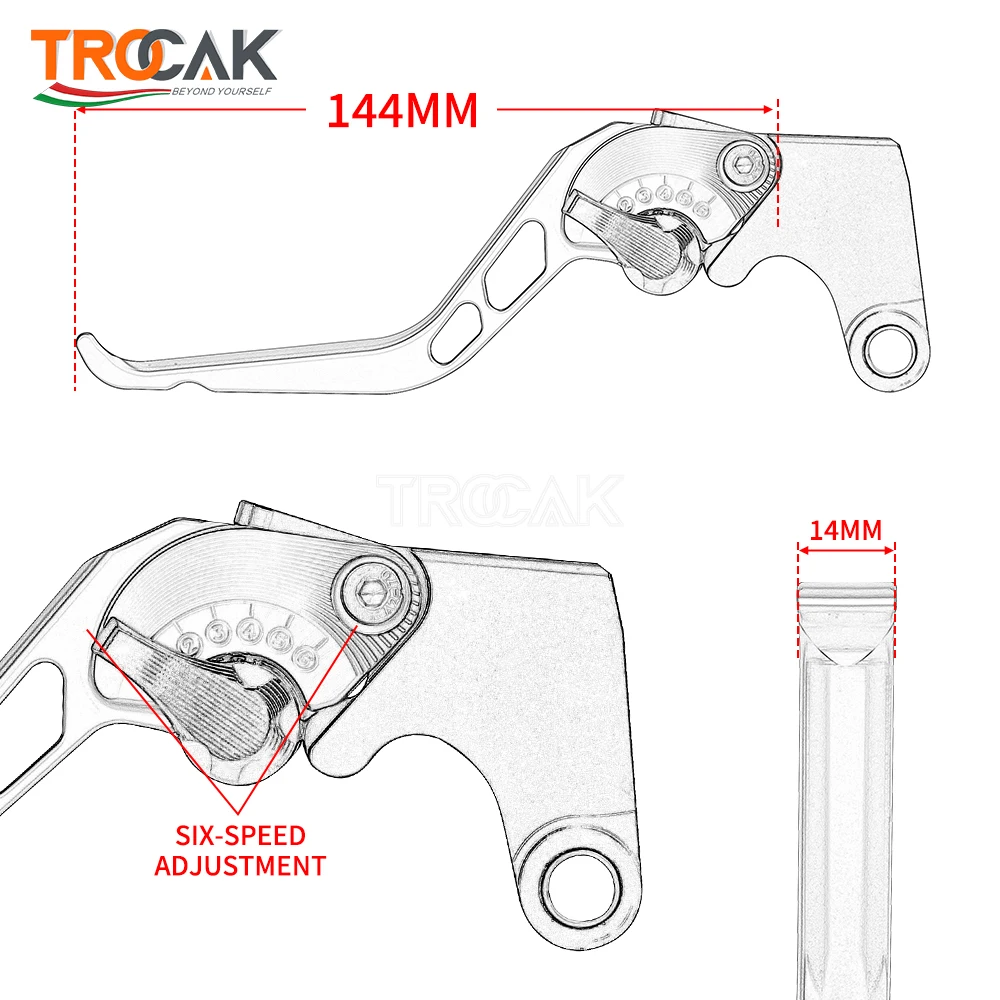 Palancas de embrague de freno ajustables para motocicleta, accesorios para YAMAHA NMAX 155, NMAX155, NMAX 125, NMAX 150, N-MAX, 125, 155, 2015-2023