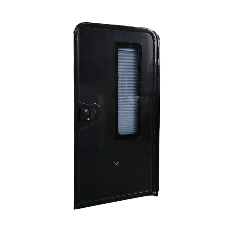 Top-Selling Custom RV Door With Fixed Window Sunshade EPS Insulated Pane For Camper Trailer