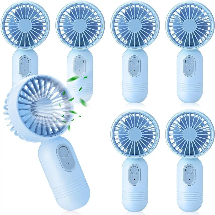 

Pcs Mini Portable Fan Bulk Cute Handheld Lightweight Small Little Personal Hand Eyelash Fan 3 Speeds USB Rechargeable for Women