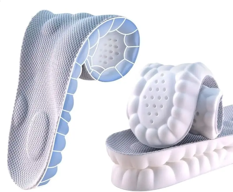 Insoles for Women man,Cloud Soles for Men Women,4D Cloud Soles for Men,Anti Fatigue, Shock Absorption, Foot Pain Relief