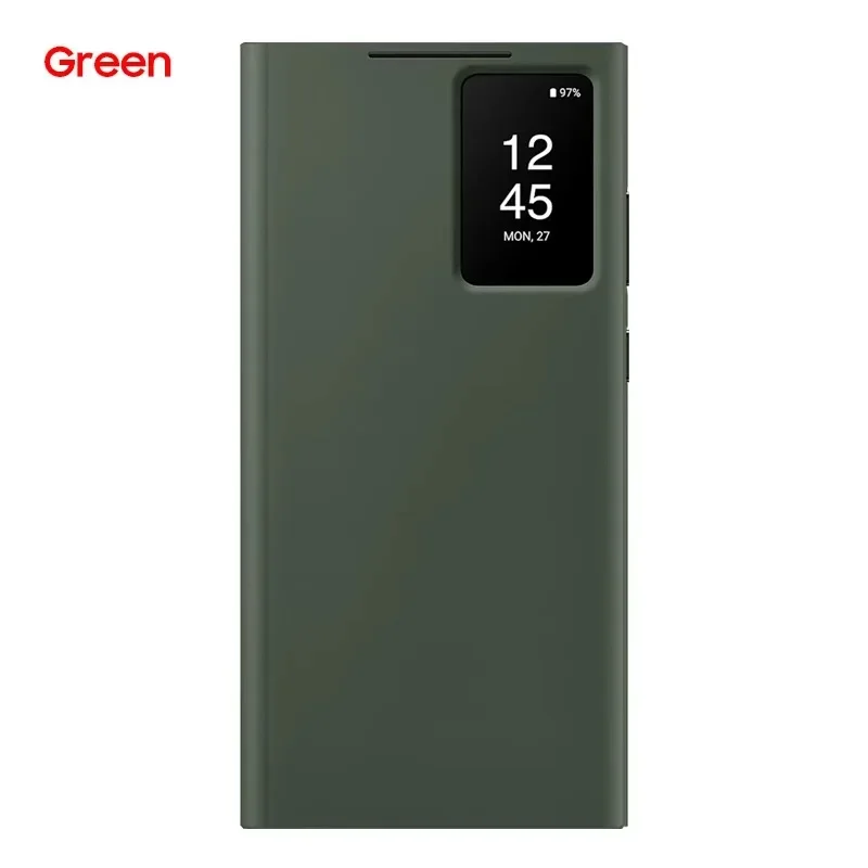 Originele Voor Samsung Galaxy S23 Ultra Smart View Wallet Flip Case voor Galaxy S23Ultra Smart View Telefoon Cover SM-S918B