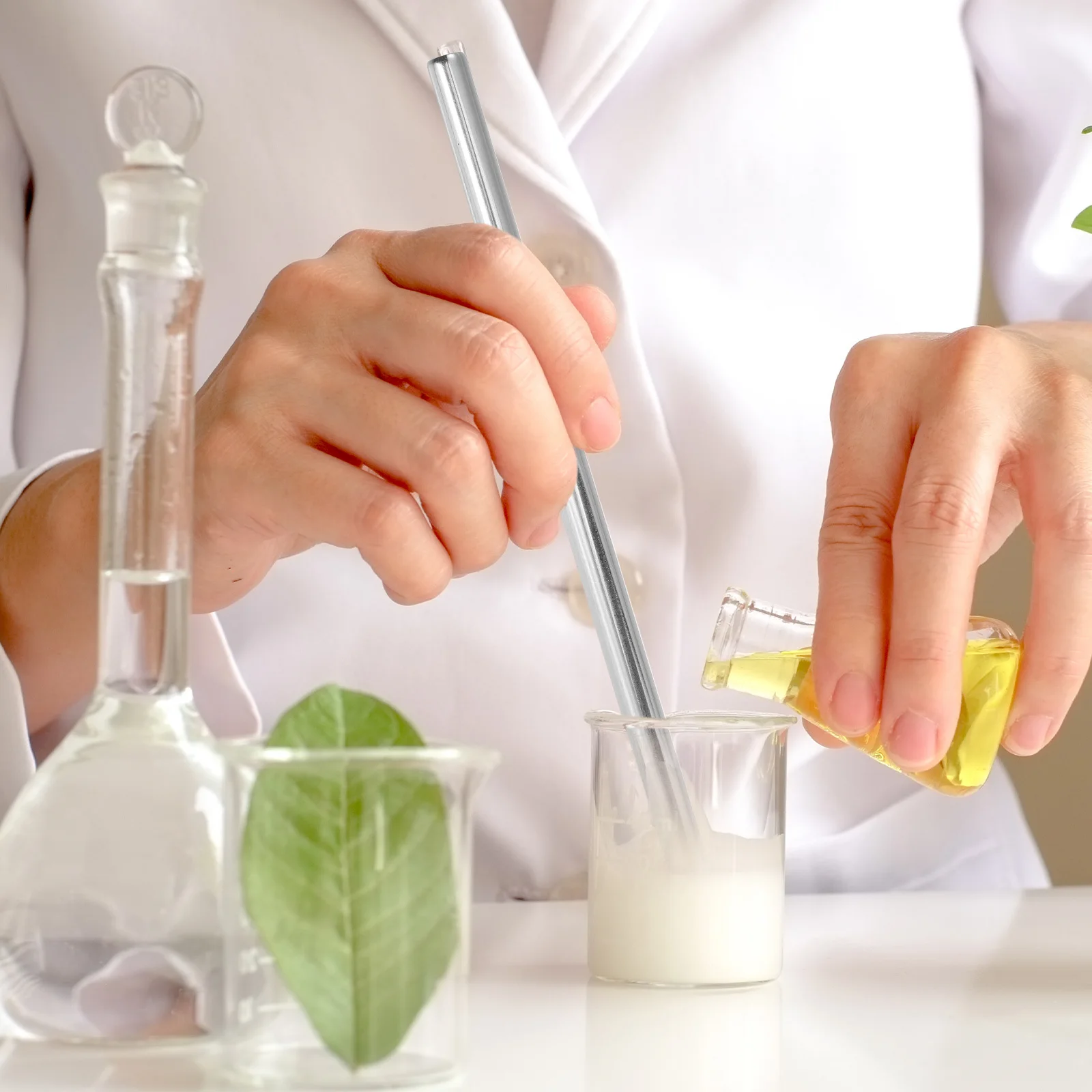 

10pcs Wick Centering Tool: Wax Wick Fixing Tube For Diy Making Universal Metal Holder Mold Crafting Accessory