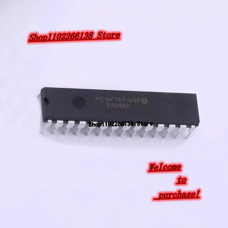 PIC16F767-I/SP PIC16F767 DIP-28 Chip IC 1pcs/lot