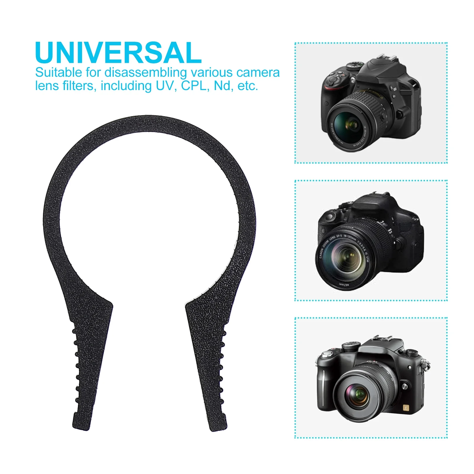 

4Pcs Camera Lens Filter Removal Wrenches Durable Tool for Uv Cpl Nd Filters Fit 37-52mm 55-72mm 77-95mm Lens Remover Camera