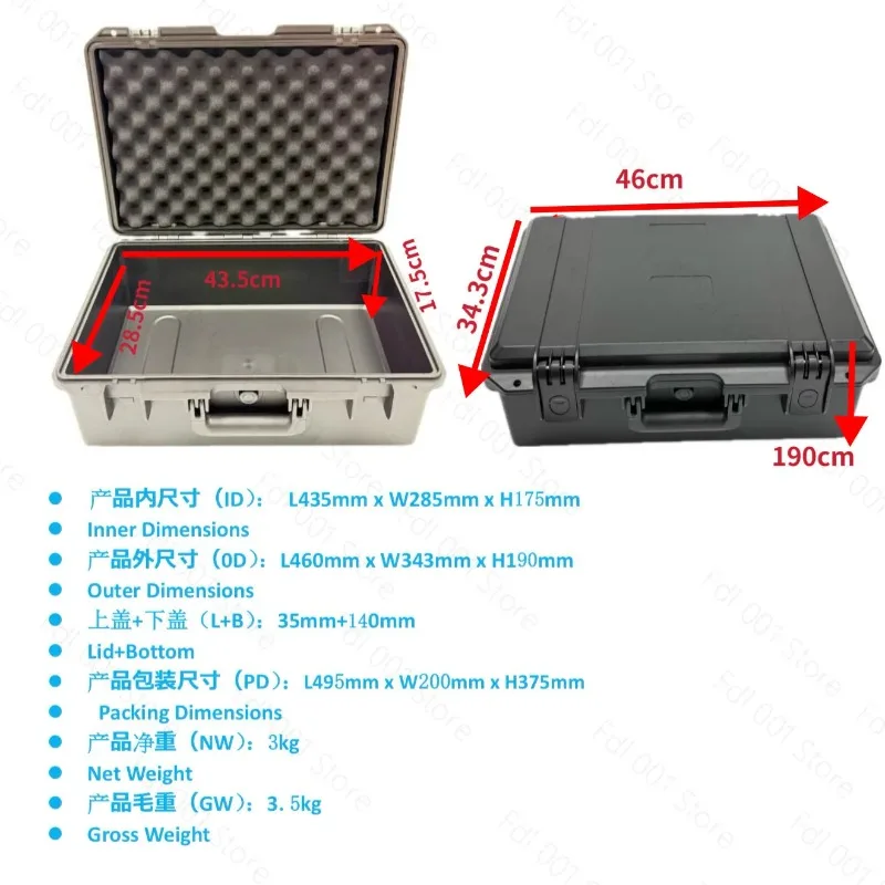 Portable Handheld Microphone Storage Box Shockproof Hard Case for Wireless Microphone Protection and Carrying