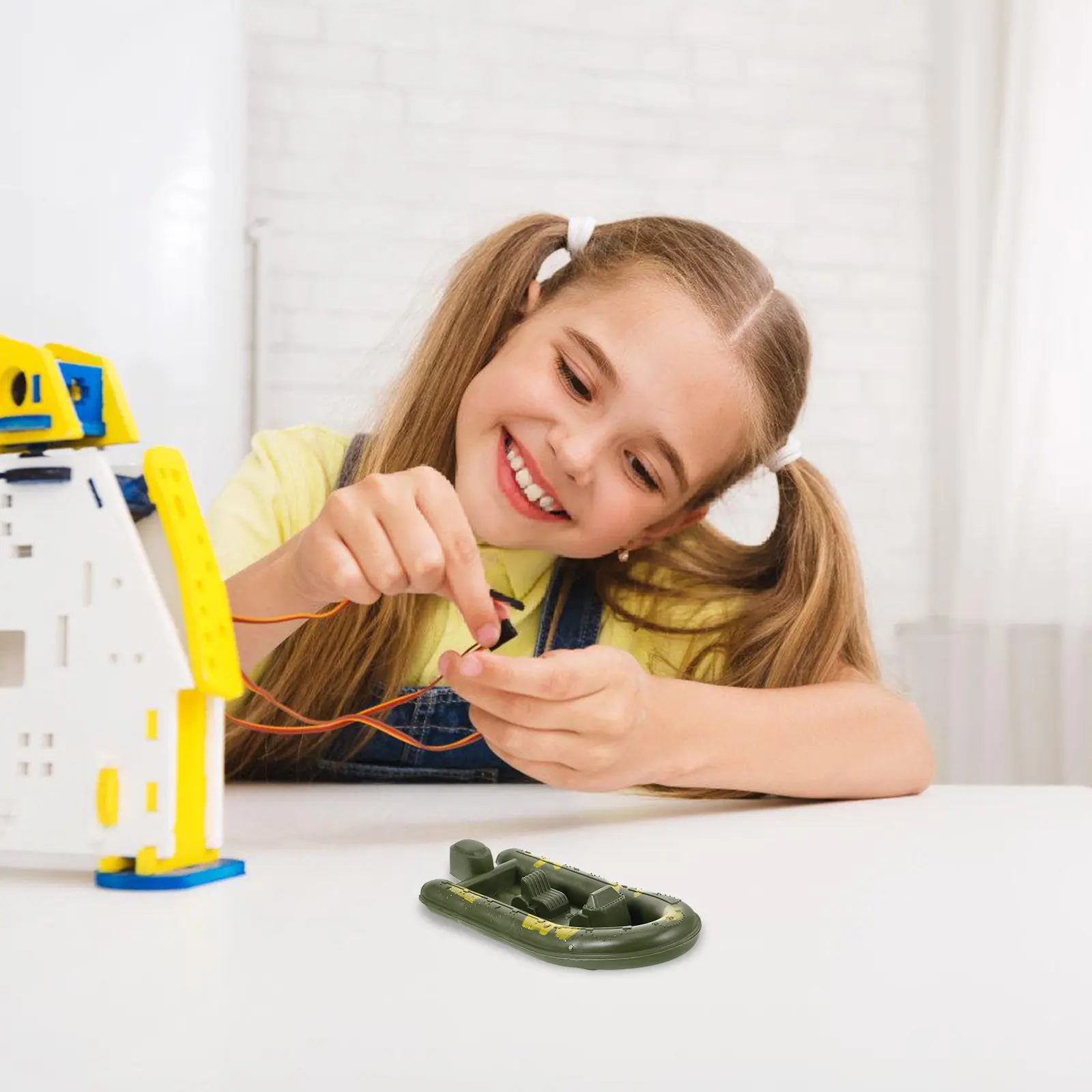 

10Pcs Naval Vessel Mini Simulation Ornamental Boat Decor Sand Table Desktop Landscaping Realistic Small Boat Craft Decoration