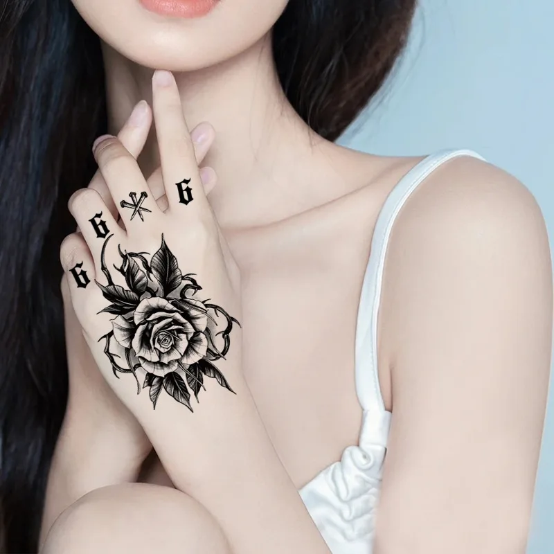 

Factory Sale 5000pcs Health Tattoo Sticker Arm Waterproof Temporary Tattoos Body Tatuajes QQ T X Serial Free Shipping