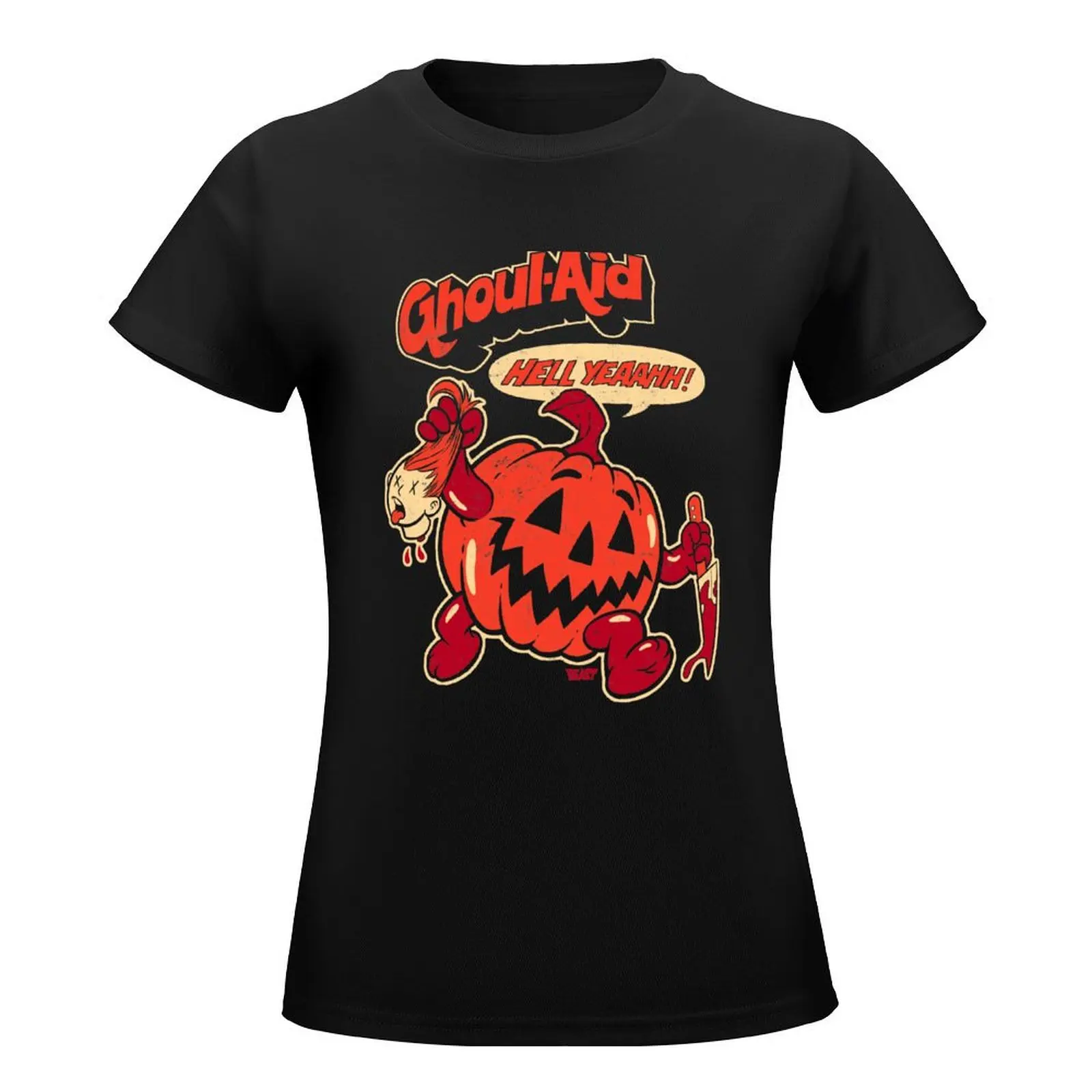 GHOUL-AID T-Shirt lady clothes Blouse plus size tops Women's cotton t-shirt