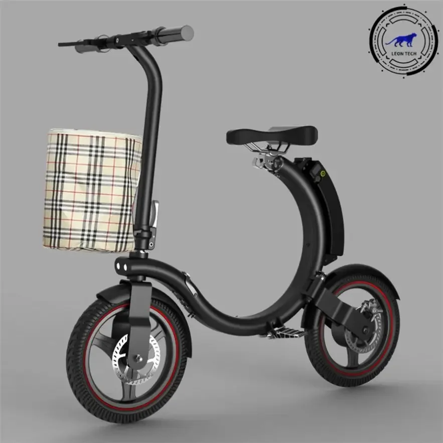 Factory Supply 350W 36V 12Inch Two Wheels Electric Mini Bike With Disc Brake Small Size Light ICEWHEEL A10 Electric Bicycle