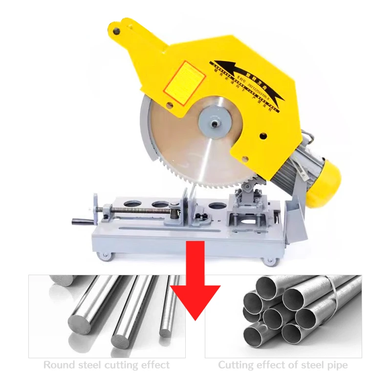 Professional high speed cutting of rebar oilless chop circular miter brushless mitre cold saw portable metal machine