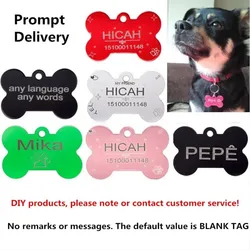 2 adet/grup Kişiselleştirilmiş Küçük Köpek Kedi KIMLIK Etiketi Adı Yaka Etiketleri Yavru Köpek Pet Köpek KIMLIK Etiketi Alüminyum Evcil Hayvan Ürünleri Malzemeleri