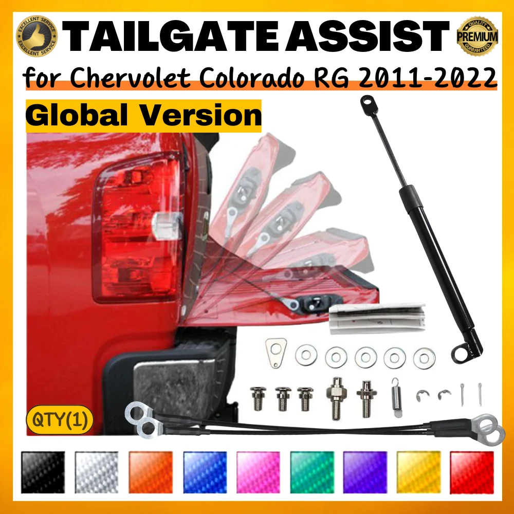 

Qty(1) Tailgate Assist for Chervolet for Holden Colorado II (RG) Global Version 2011-2022 Rear Tailgate Slow Down Lift Support