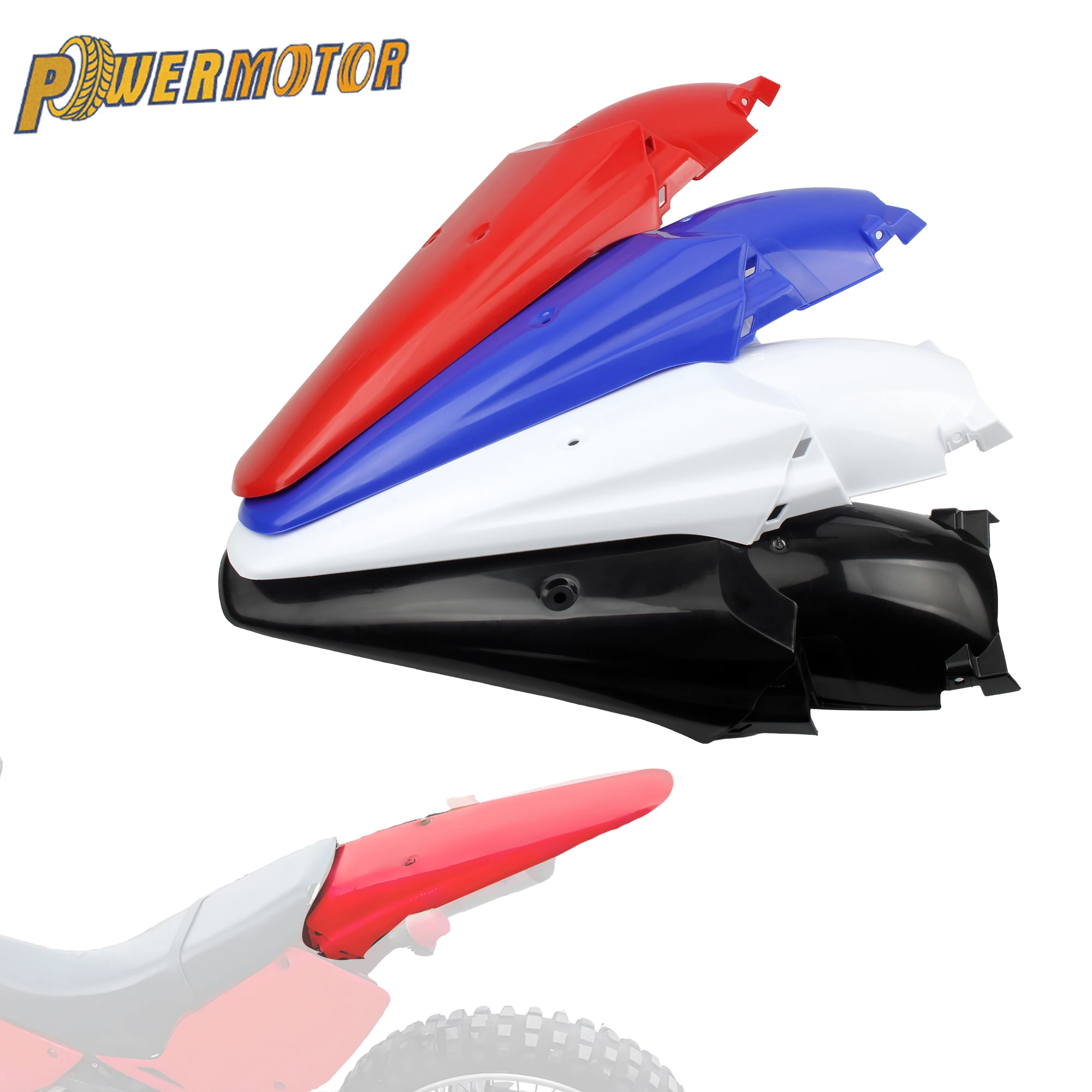 Tylny błotnik motocyklowy Yamaha YZ WR 250 450F, plastikowy, modyfikowany, do dirtbike'a, enduro, motocrossu, akcesoria