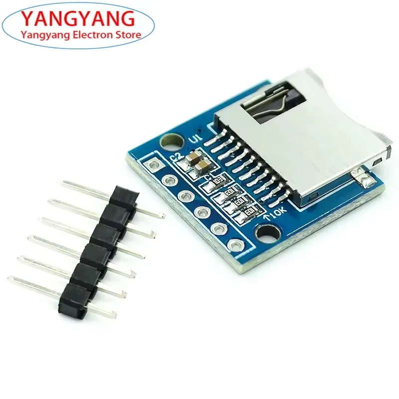 1-5PCS New Micro SD Storage Expansion Board Mini Micro SD TF Card Memory Shield Module With Pins For Arduino Promotion ARM AVR