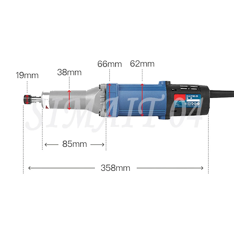 

Mini Portable S1J-FF02-25 Electric Grinding Tool (400W) - Combines Drill Function, Ideal for Metal Sanding & Polishing