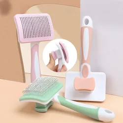 Pet Comb Stainless Steel Needle Comb Dog And Cat Hair Removal Floating Hair Cleaning Beauty Skin Care Pet Dog Cleaning Brush