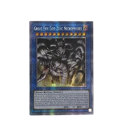 Yu-Gi-Oh PSER wielki zły bóg Zorc Necrophades/Zorc Sand Timepiece kolekcja prezentów karta zabawkowa (nieoryginalna)