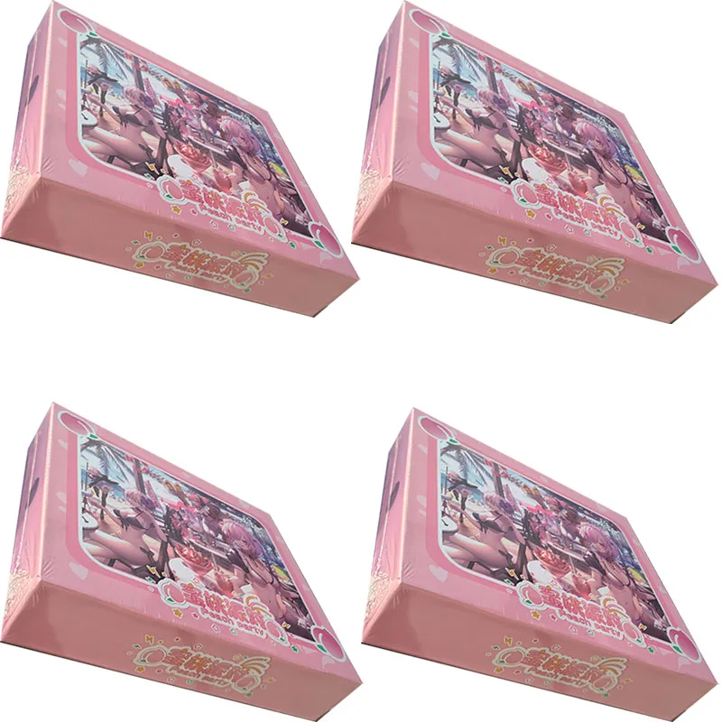 

Newest 4boxes Peach Party Cards Goddess Story Cards Waifu Booster Box Ccg Acg Doujin Toys And Hobby Gift