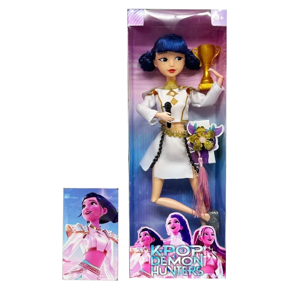 Kpop شيطان الصيادين عمل الشكل لعبة Derpys النمر رومي ميرا زوي سوس موضوع أغنية من أضواء ملونة لمحبي هدايا عيد الميلاد