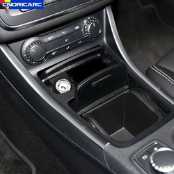 Car Styling Central Gearshift Both Side Trim Strips For Mercedes Benz CLA GLA A Class C117 X156 W176 Stainless Steel Interior