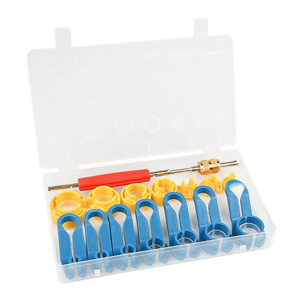 1set Auto AC Agente di Raffreddamento Linea Carburante Connettore Rapido Strumento di Disconnessione Compressore A/c Tubo Tubo Del Carburante Connettore Rapido Strumento di Rimozione