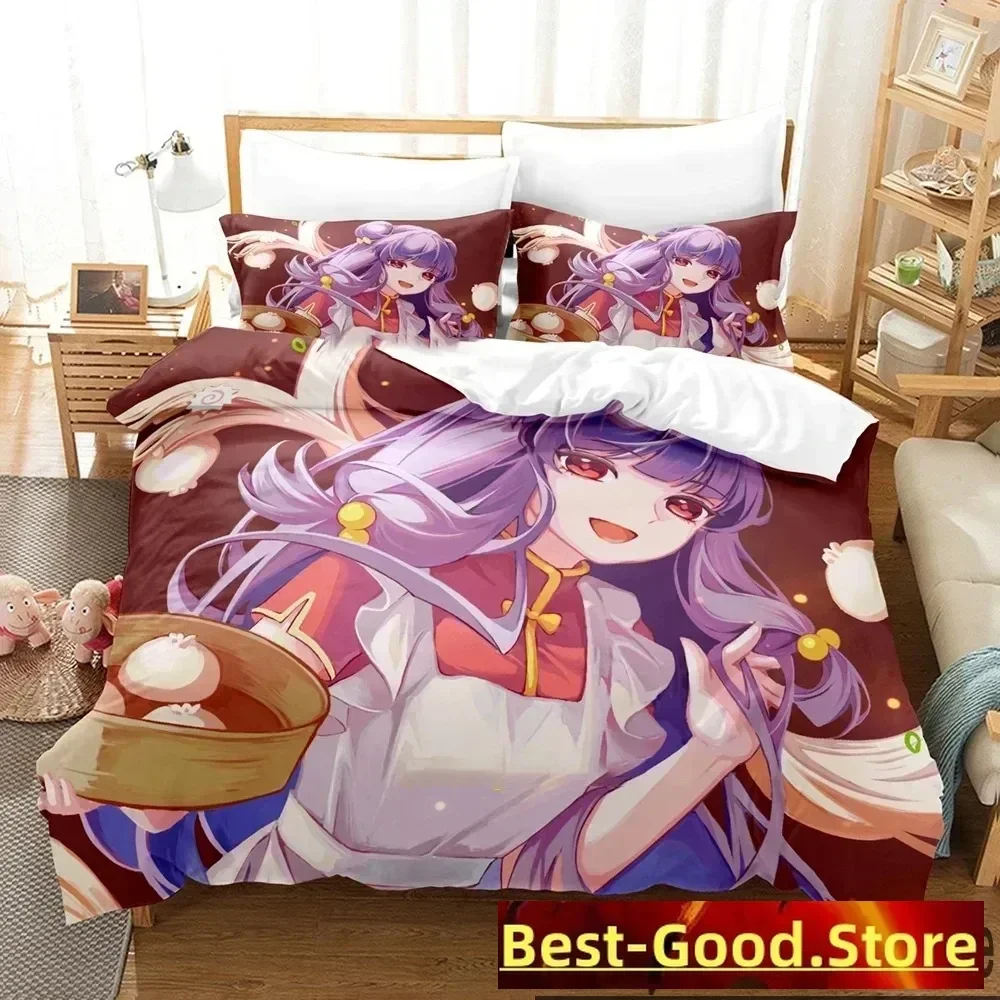 2025 3D Anime Ranma Bedding Set Duvet Cover Full Queen King Size Pillowcase Bed Printed Bed Set Aldult Kid Bedroom Single Twin