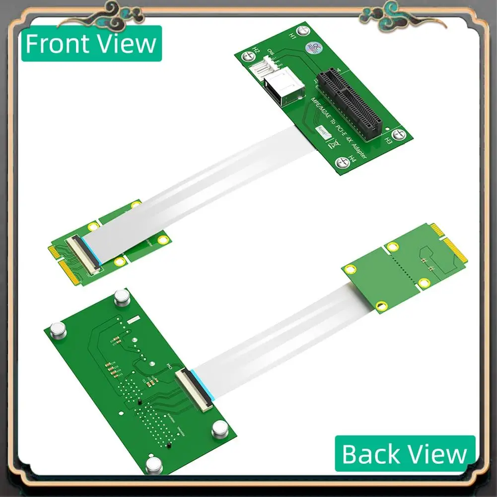 كابل تمديد PCI-E صغير موثوق به إلى PCI-E X4 مع كابل FPC عالي السرعة مع وسادة مغناطيسية سهلة التركيب، B