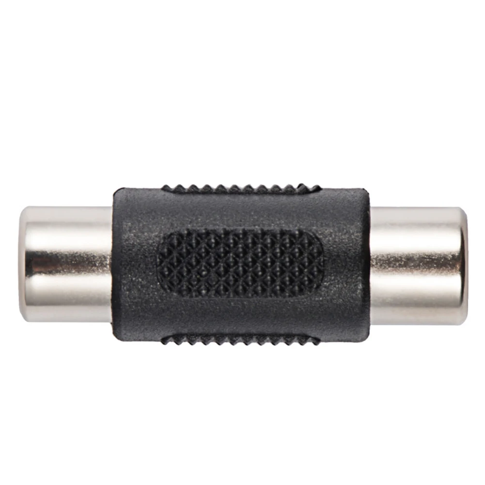 

Гнездовые разъемы RCA, металлический внешний разъем 31,7x10,8 мм, 5 шт., адаптер, аудио, черный разъем, соединитель, гнездо-гнездо