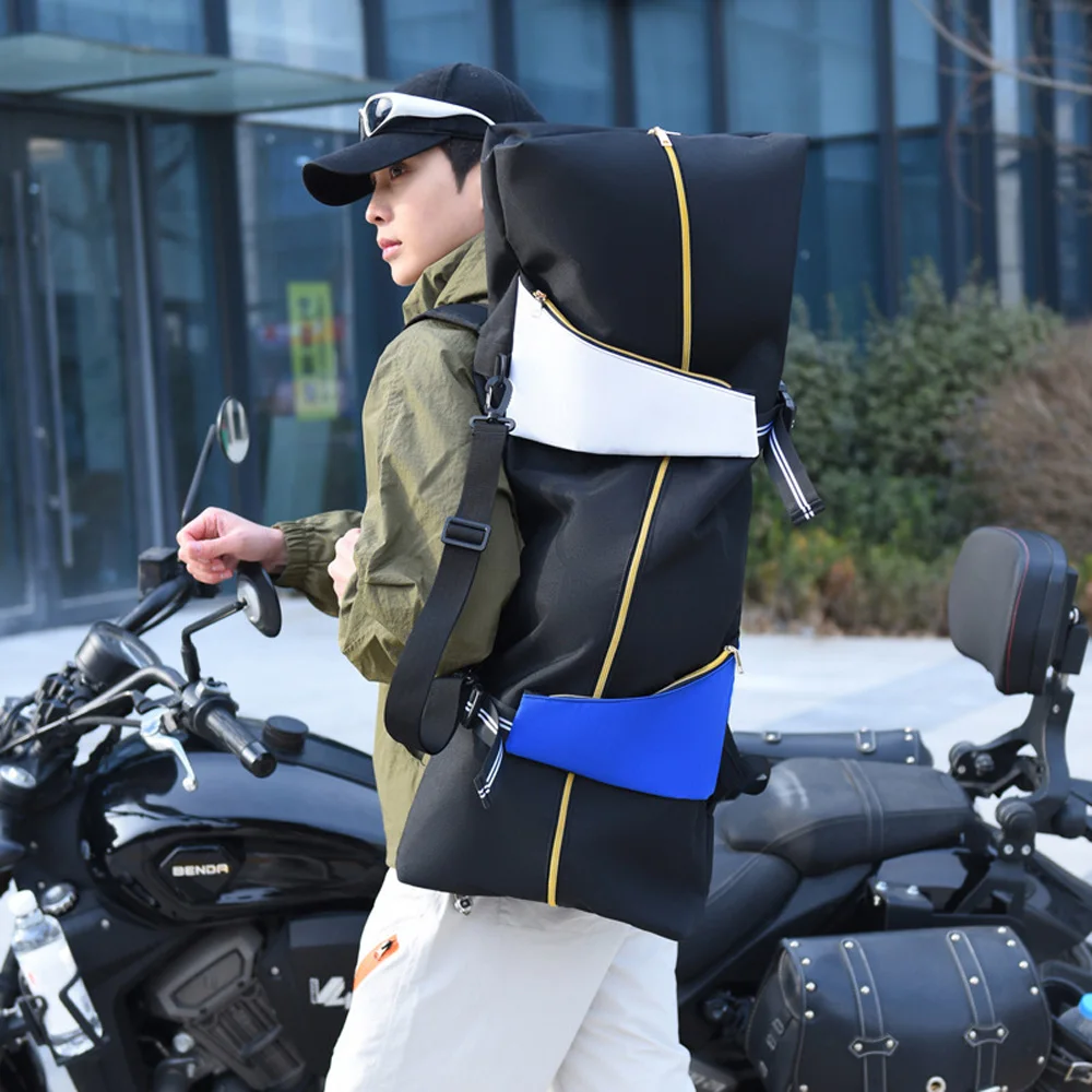 Skateboard Backpack 30-34 Inch for Longboard Double Rocker Badminton Tennis Racket Bag Outdoor Fishing Rod & Gear Storage AMB341