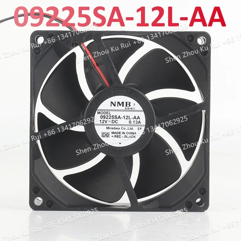 90X90X25MM Original NMB DC 12V 0.13A AC EC 9025 Dual ball Mute computer power two-wire 9CM 09225SA-12L-AA cooling fan