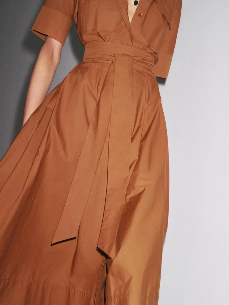 

Summer New Women's Waist-Cinching Slim ort Sve Silk-Created irt Sle Dr Faionable Ethnic Women's Clothing